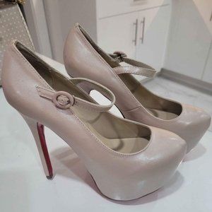 Christian Laboutin "Daffodile" Platform Heels